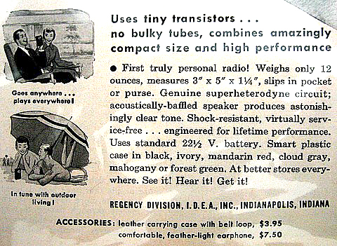 Regency TR-1 Print Ad